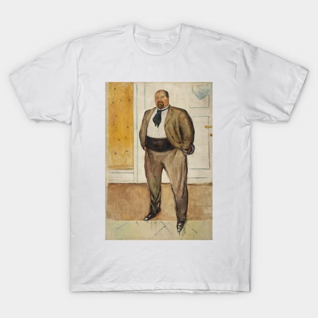 Consul Christen Sandberg by Edvard Munch T-Shirt by Classic Art Stall